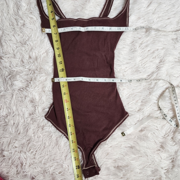 SKIMS COTTON RIB BODYSUIT/ CHOCOLATE/XXS, 4X/ NWT - Picture 6 of 12